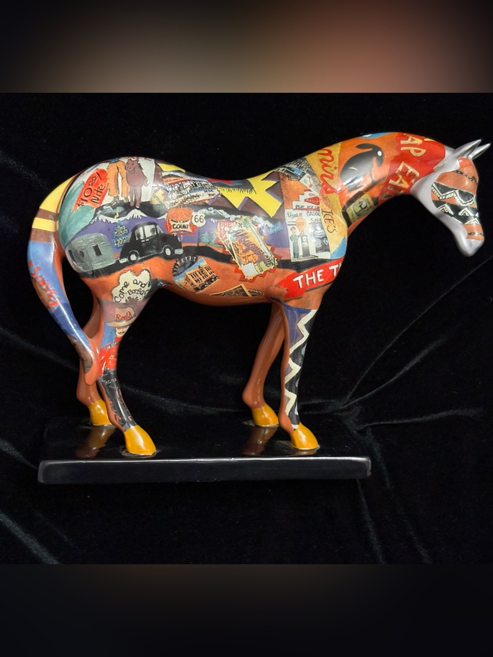 2003 The Trail of Painted Ponies “Route 66” Horse Figurine #1460 2nd Ed/ 2731